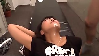 Yu Shinohara fucked with toys and jizzed on her mouth