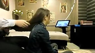 French very hot chinese hairjob
