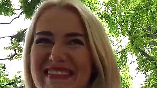 Blonde Aishas outdoor fuck scene